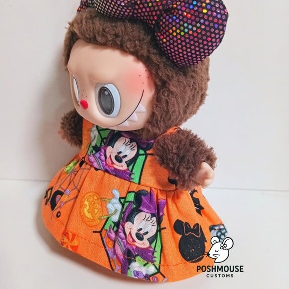 Halloween Disney Minnie Mouse Dress with Metallic Bow Labubu Outfit - Picture 2 of 8